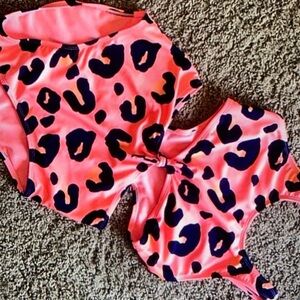 Cute little girls floral swim